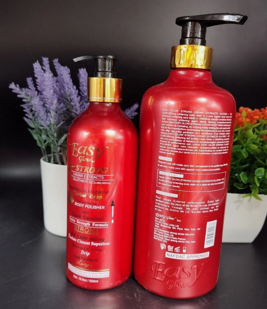Easy Glow Caviar Drop Body Polisher Lotion 500ml - Image 2